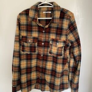 O'Neill fleece button up, plaid, medium